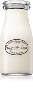Milkhouse Candle Co. Creamery Tangerine Soda candela profumata Milkbottle