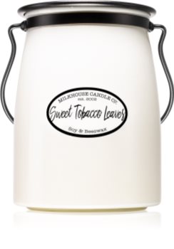 Milkhouse Candle Co. Creamery Sweet Tobacco Leaves Duftkerze   Butter Jar