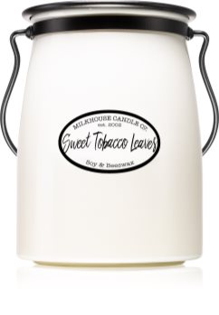 Milkhouse Candle Co. Creamery Sweet Tobacco Leaves vonná svíčka Butter Jar