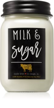 Milkhouse Candle Co. Farmhouse Milk & Sugar bougie parfumée Mason Jar