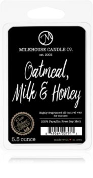 Milkhouse Candle Co. Creamery Oatmeal, Milk & Honey tartelette en cire