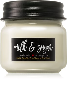 Milkhouse Candle Co. Farmhouse Milk & Sugar vela perfumada Mason Jar