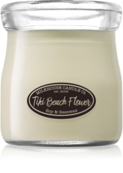 Milkhouse Candle Co. Creamery Tiki Beach Flower vonná sviečka Cream Jar