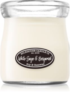 Milkhouse Candle Co. Creamery White Sage & Bergamot geurkaars Cream Jar