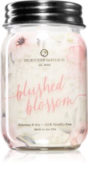 Milkhouse Candle Co. Farmhouse Blushed Blossom scented candle Mason Jar