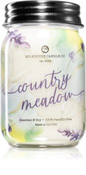 Milkhouse Candle Co. Farmhouse Country Meadow bougie parfumée Mason Jar