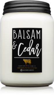 Milkhouse Candle Co. Farmhouse Balsam & Cedar lumânare parfumată