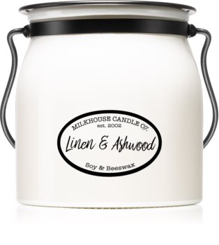 Milkhouse Candle Co. Creamery Linen & Ashwood vonná sviečka