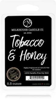 Milkhouse Candle Co. Creamery Tobacco & Honey illatos viasz aromalámpába