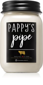 Milkhouse Candle Co. Farmhouse Pappy's Pipe bougie parfumée Mason Jar