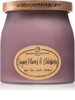 Milkhouse Candle Co. Sentiments Sugar Plums & Elderberry lumânare parfumată