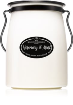 Milkhouse Candle Co. Creamery Rosemary & Mint vonná sviečka Butter Jar