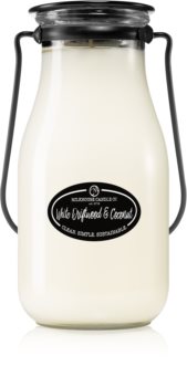 Milkhouse Candle Co. Creamery White Driftwood & Coconut geurkaars I. Milkbottle