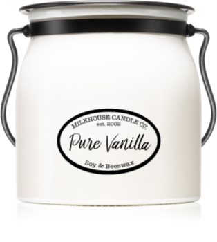 Milkhouse Candle Co. Creamery Pure Vanilla bougie parfumée Butter Jar