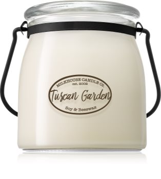 Milkhouse Candle Co. Creamery Tuscan Garden vonná svíčka Butter Jar