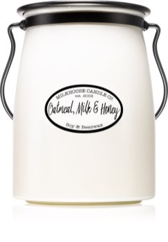 Milkhouse Candle Co. Creamery Oatmeal, Milk & Honey geurkaars Butter Jar