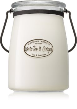 Milkhouse Candle Co. Creamery White Tea & Ginger mirisna svijeća Butter Jar