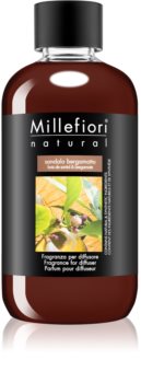 Millefiori Natural Sandalo Bergamotto recarga de aroma para difusores