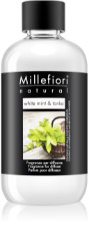 Millefiori Natural White Mint & Tonka aroma-diffuser navulling
