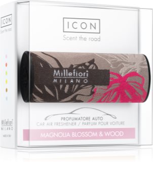 Millefiori Icon Magnolia Blossom & Wood parfum pentru masina Textile Geometric