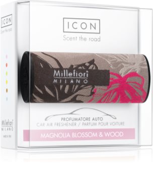 Millefiori Icon Magnolia Blossom & Wood vôňa do auta Textile Geometric
