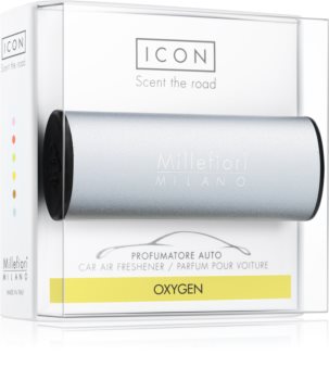 Millefiori Icon Oxygen vôňa do auta Metallo Matt Blue