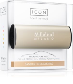 Millefiori Icon Sandalo Bergamotto vôňa do auta Metallo Matt Bronze