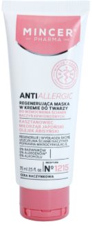 Mincer Pharma AntiAllergic N° 1200 mascarilla cremosa para estimular los vasos capilares con efecto regenerador