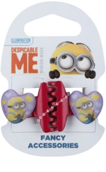 Minions Accessories Dave pinzas para el cabello en forma de corazón
