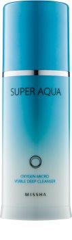 Missha Super Aqua Oxygen emulsión limpiadora con burbujas de oxígeno