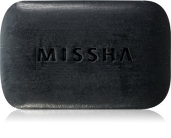 Missha Black Ghassoul почистващ сапун за кожа с акне