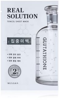 Missha Real Solution maschera in tessuto con effetto sbiancante