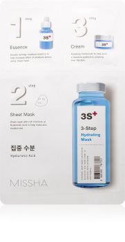 Missha 3-Step mascarilla hidratante en tres pasos