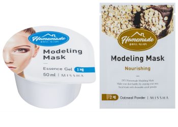 Missha Homemade Oatmeal Powder máscara nutritiva e modeladora com efeito anti-idade