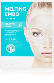 Missha Melting Embo Relaxing Bomb relaxační hydrogelová maska