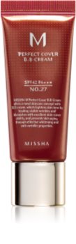 Missha M Perfect Cover BB krema z zelo visoko UV zaščito majhno pakiranje