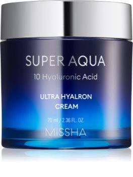 Missha Super Aqua 10 Hyaluronic Acid crema idratante viso