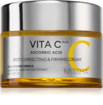 Missha Vita C Plus crema giorno rassodante contro le macchie della pelle