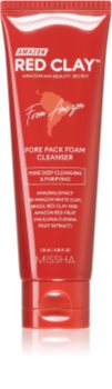 Missha Amazon Red Clay™ mousse di pulizia profonda con argilla