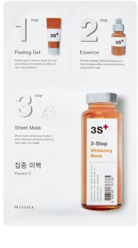 Missha 3-Step máscara branqueadora em 3 passos