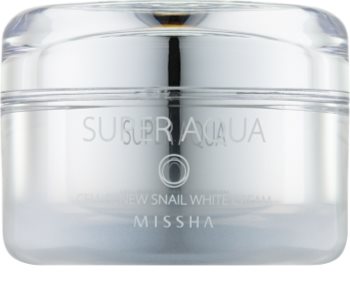 Missha Super Aqua Cell Renew Snail krema za posvetljevanje s polžjim ekstraktom