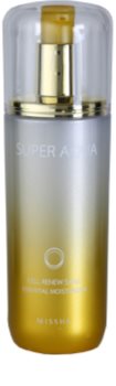 Missha Super Aqua Cell Renew Snail essência hidratante contra rugas e manchas escuras