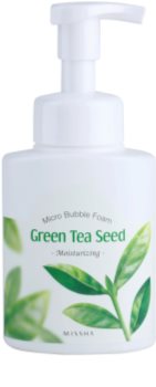 Missha Green Tea Seed espuma de limpeza hidratante espuma de limpeza hidratante