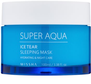 Missha Super Aqua Ice Tear máscara facial hidratante de leite