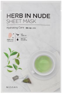 Missha Herb in Nude maschera in tessuto effetto idratante