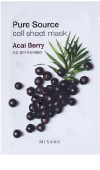 Missha Pure Source máscara em folha com efeito revitalizante
