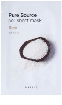 Missha Pure Source mascarilla hoja con efecto suavizante