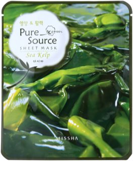 Missha Pure Source mascarilla revitalizante con extractos de algas marinas