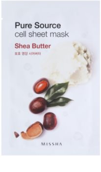 Missha Pure Source mascarilla hoja con efecto nutritivo e hidratación profunda