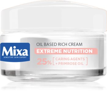 MIXA Extreme Nutrition crema hidratante rica con aceite de onagra